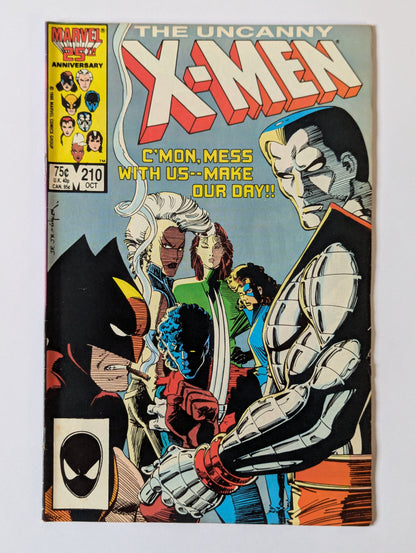 Uncanny X-Men #210 Marvel Comic Book