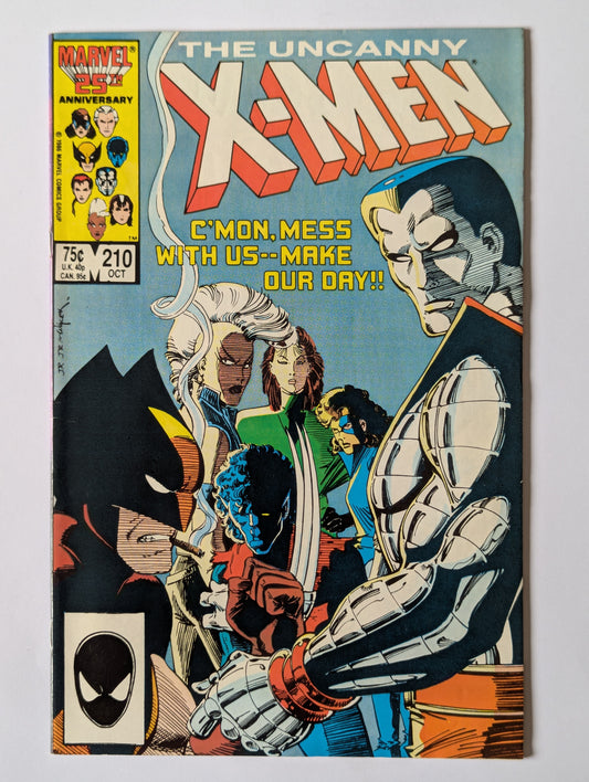 Uncanny X-Men #210 Marvel Comics