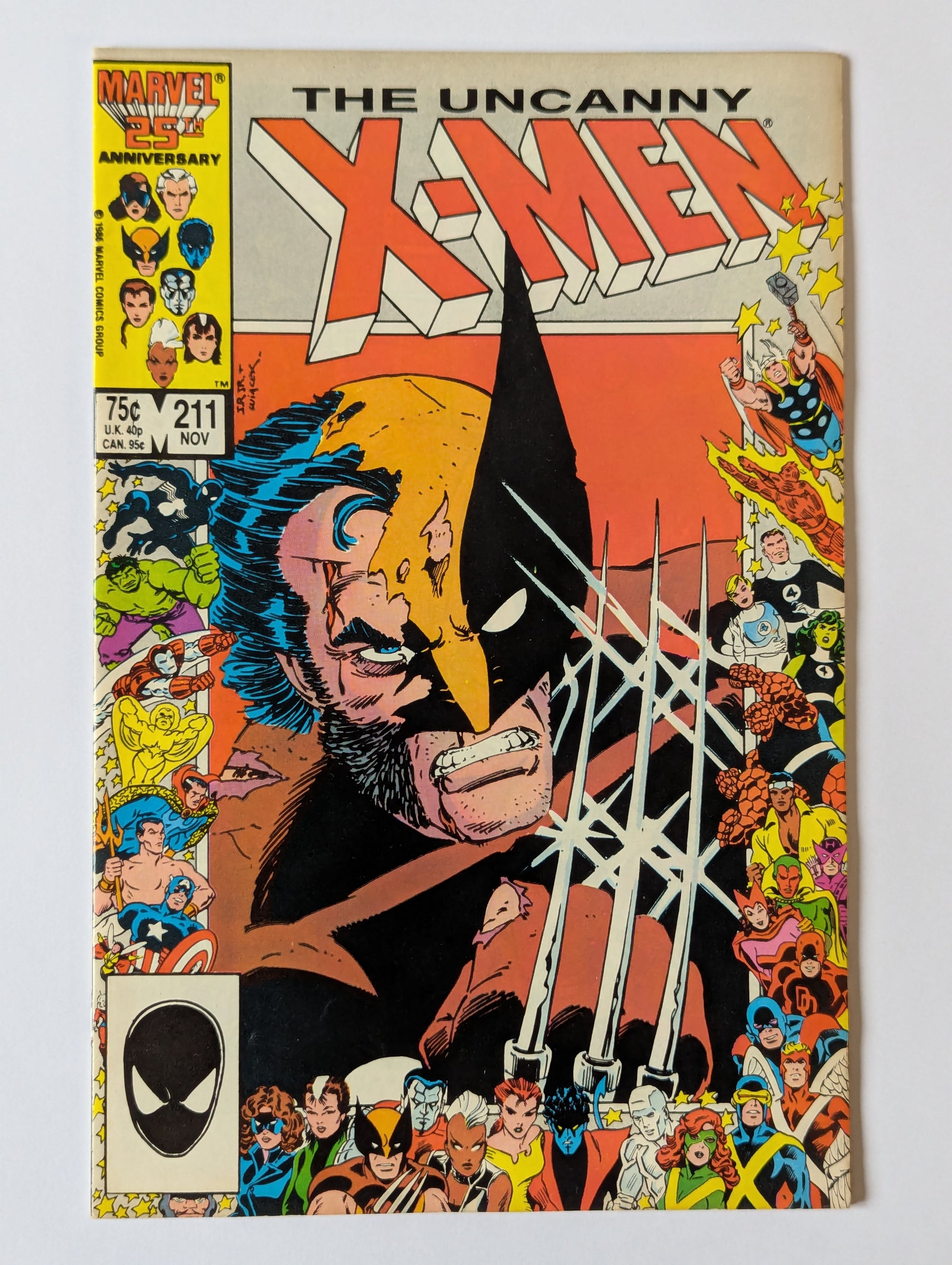 Uncanny X-Men #211 Marvel Comic Book