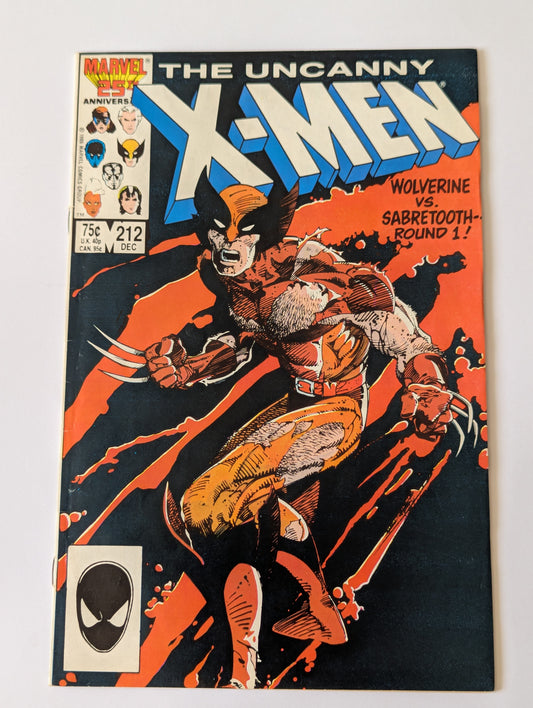 Uncanny X-Men #212 Marvel Comic Book