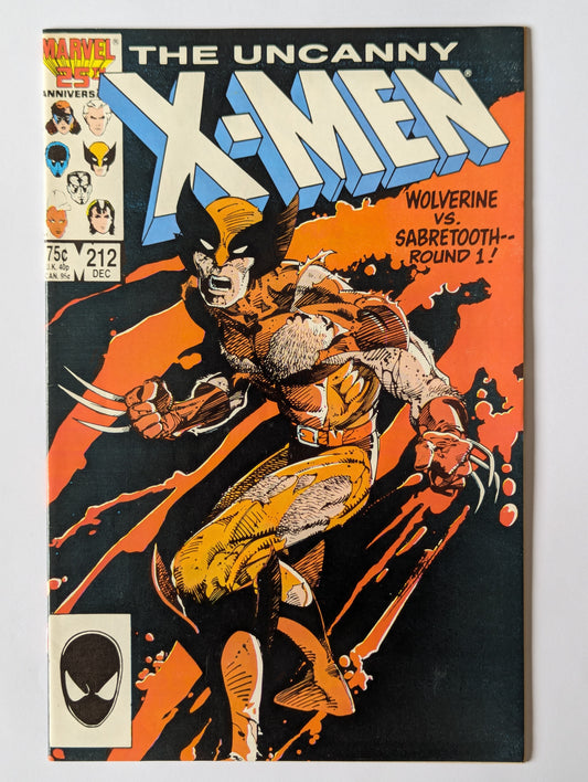 Uncanny X-Men #212 Marvel Comics