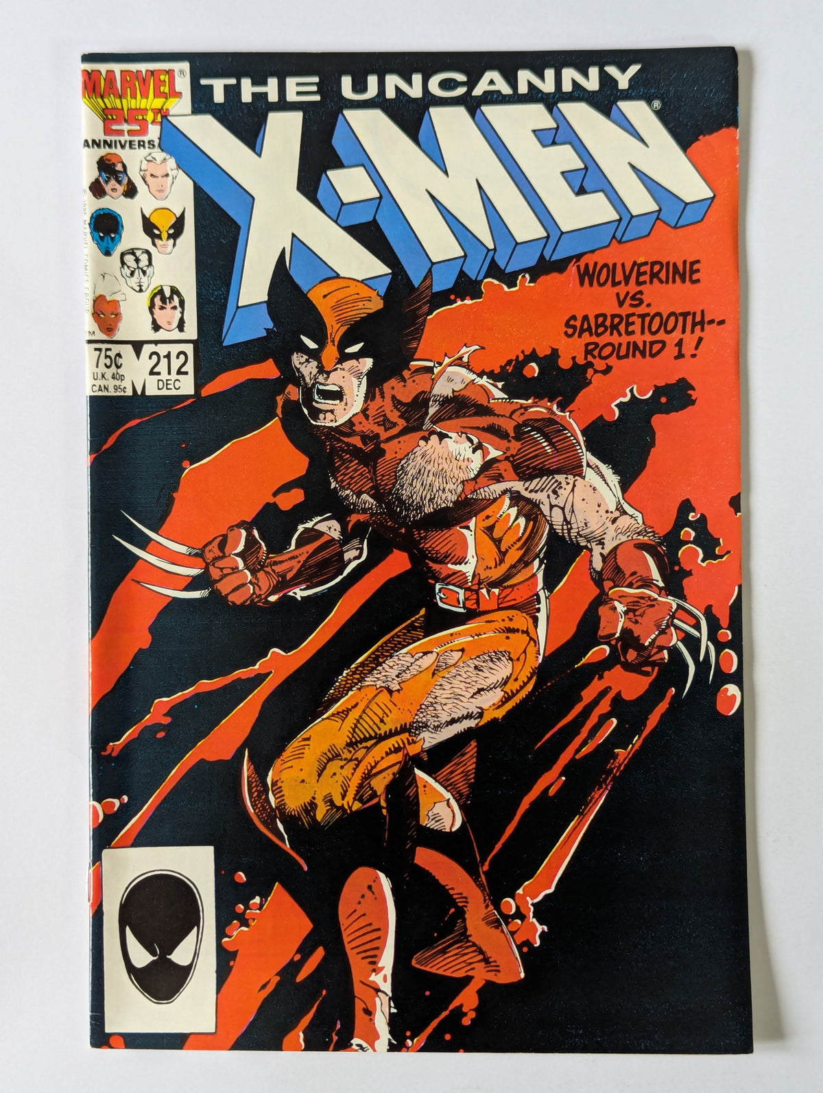 Uncanny X-Men #212 Marvel Comic Book