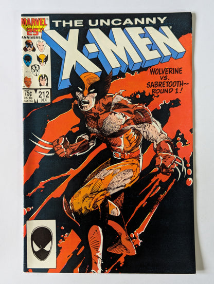 Uncanny X-Men #212 Marvel Comic Book