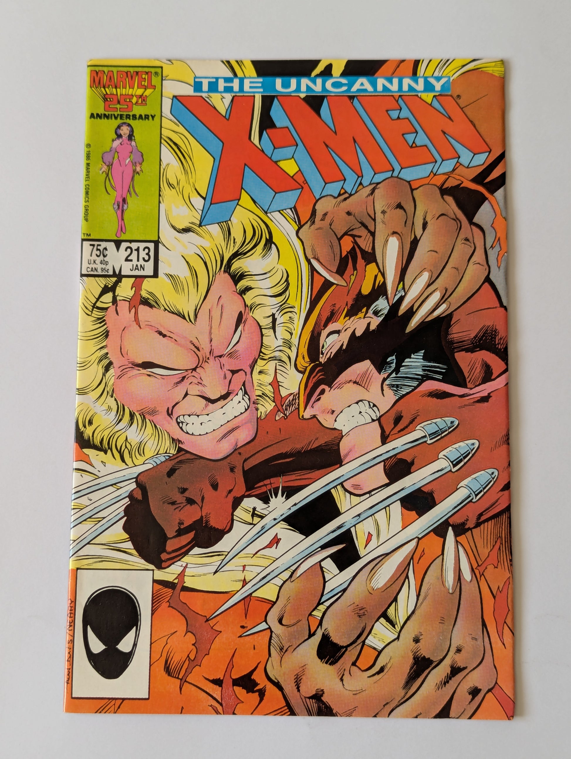 Uncanny X-Men #213 Marvel Comic Book