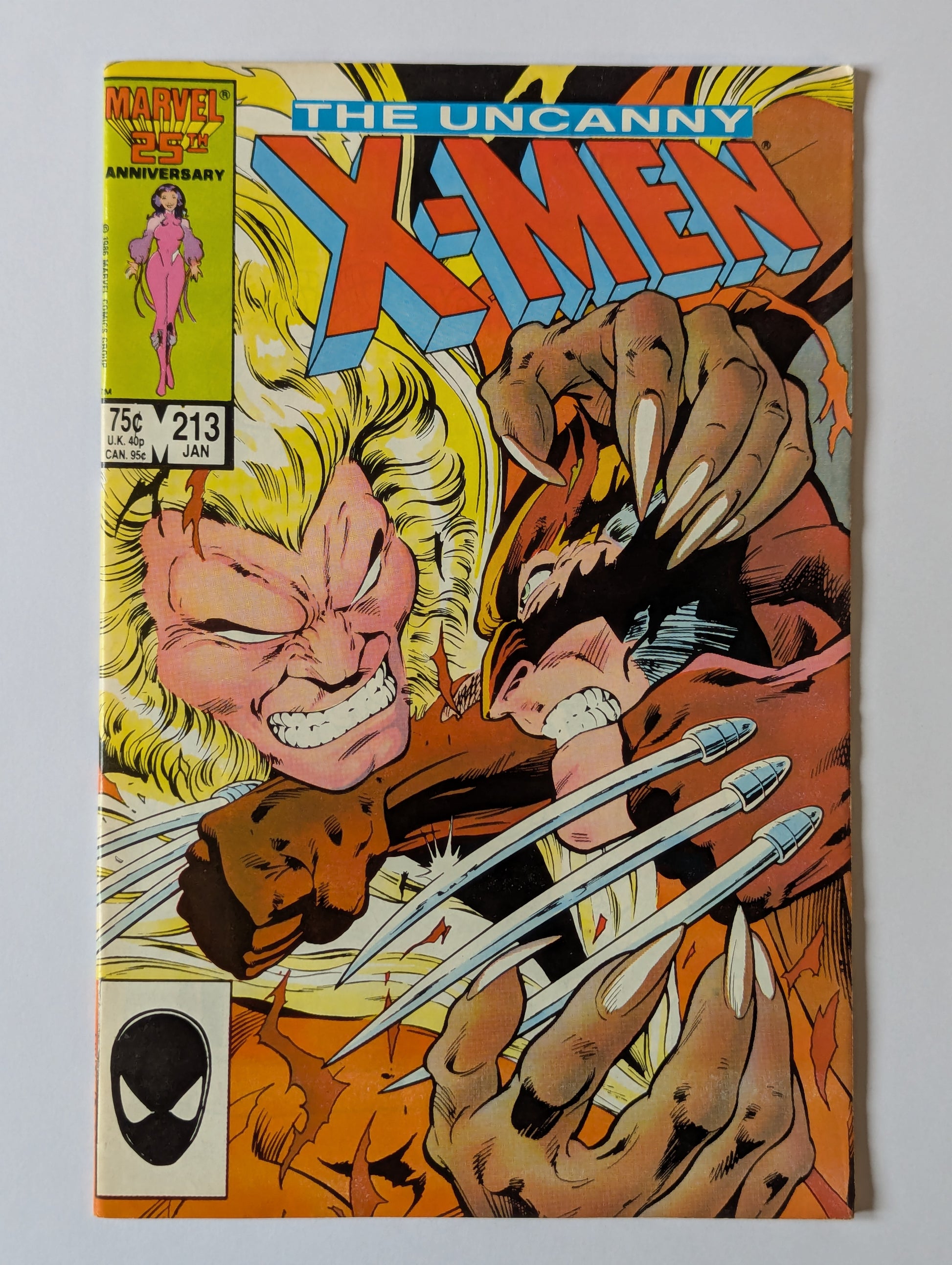 Uncanny X-Men #213 Marvel Comic Book