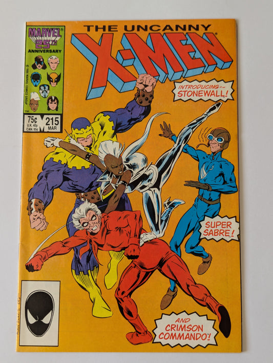Uncanny X-Men #215 Marvel Comic Book