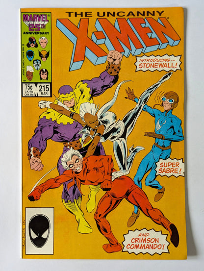 Uncanny X-Men #215 Marvel Comic Book