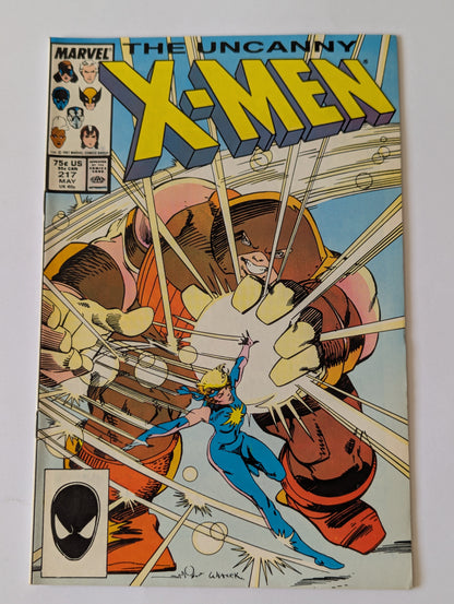 Uncanny X-Men #217 Marvel Comic Book