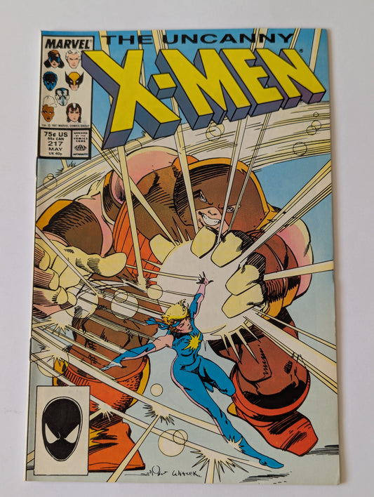 Uncanny X-Men #217 Marvel Comic Book