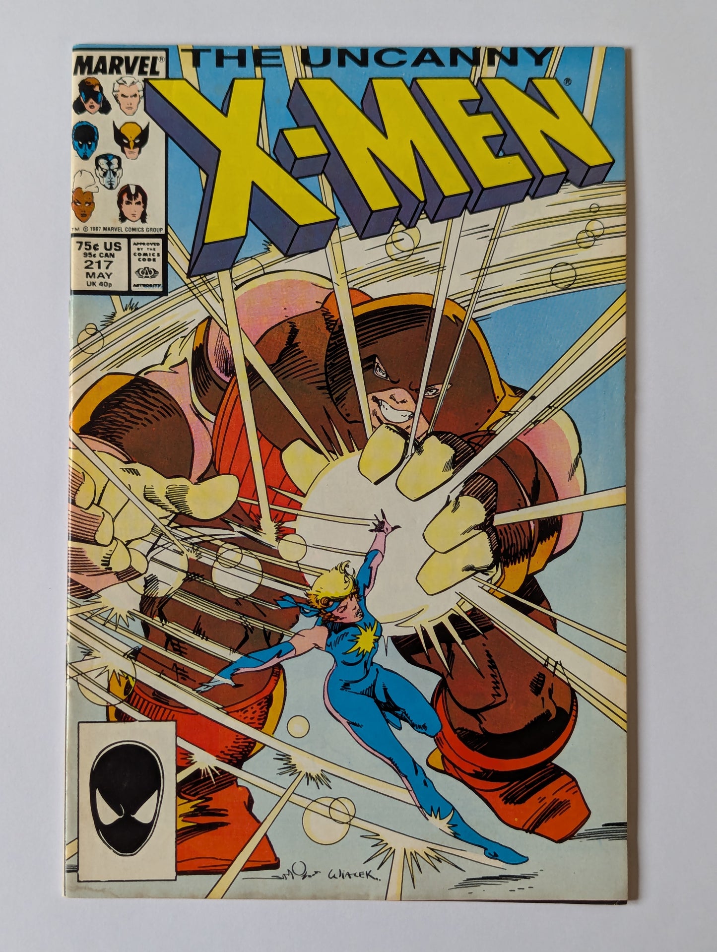 Uncanny X-Men #217 Marvel Comic Book