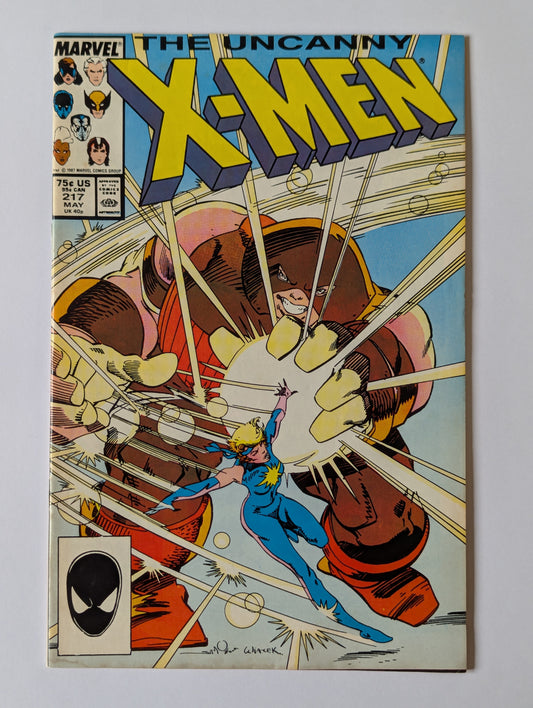 Uncanny X-Men #217 Marvel Comic Book