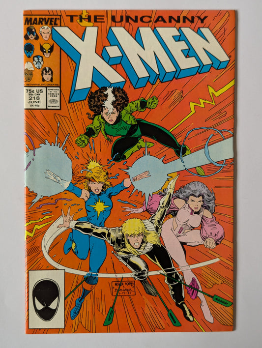 Uncanny X-Men #218 Marvel Comics