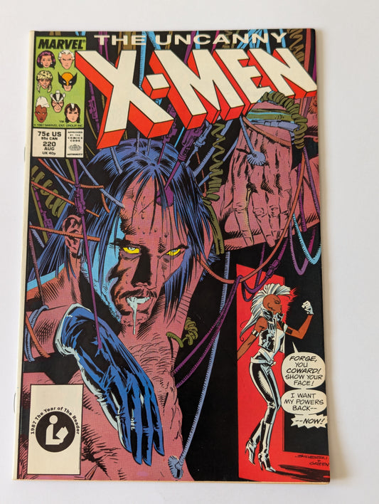Uncanny X-Men #220 Marvel Comic Book