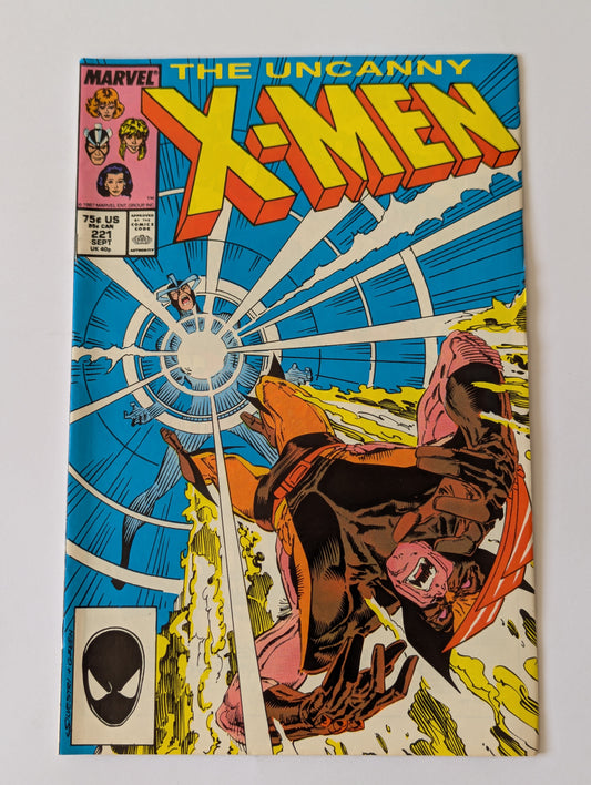 Uncanny X-Men #221 Marvel Comic Book First Appearance of Mr Sinister
