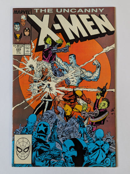 Uncanny X-Men #229 Marvel Comic Book