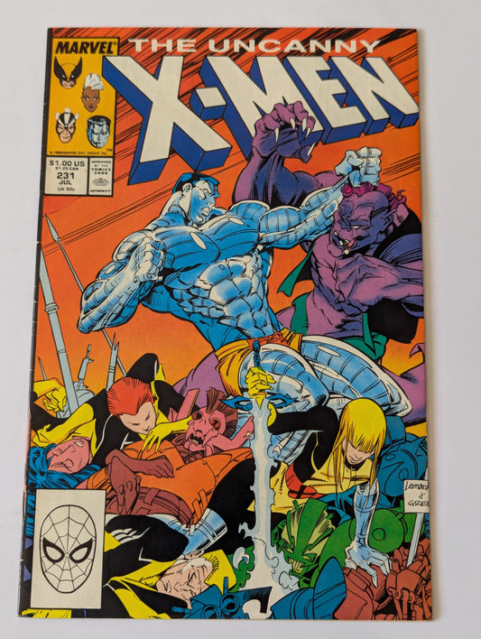 Uncanny X-Men #231 Marvel Comic Book