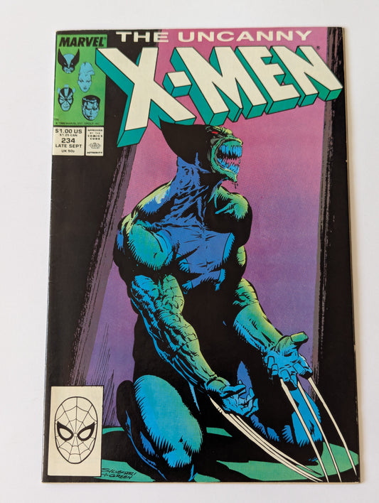 Uncanny X-Men #234 Marvel Comic Book