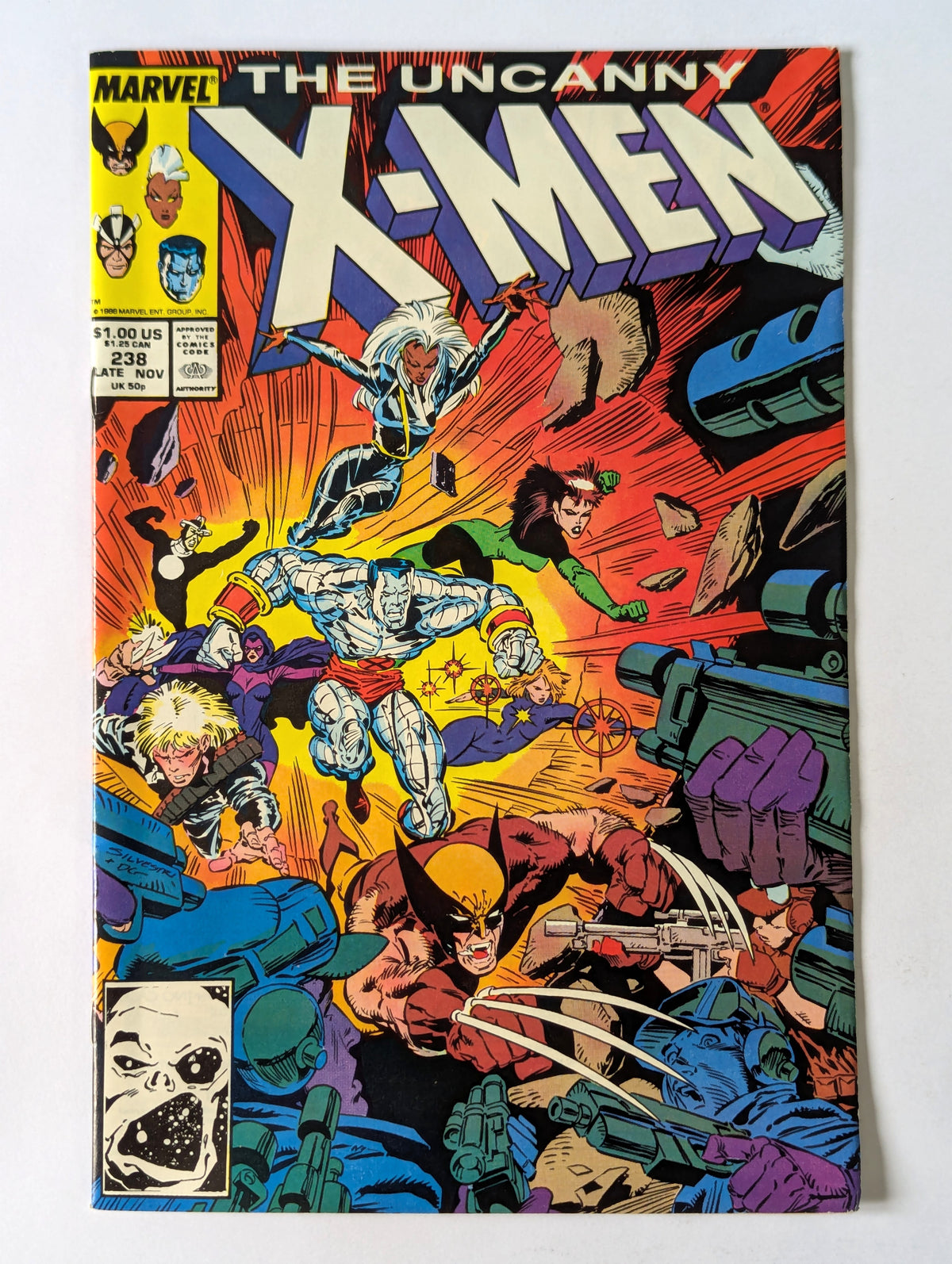 Uncanny X-Men #238 Marvel Comic Book