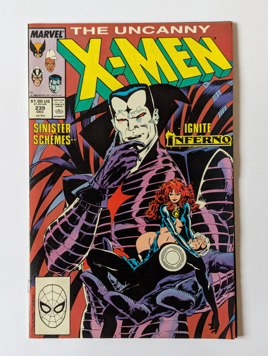 Uncanny X-Men #239 Marvel Comic Book