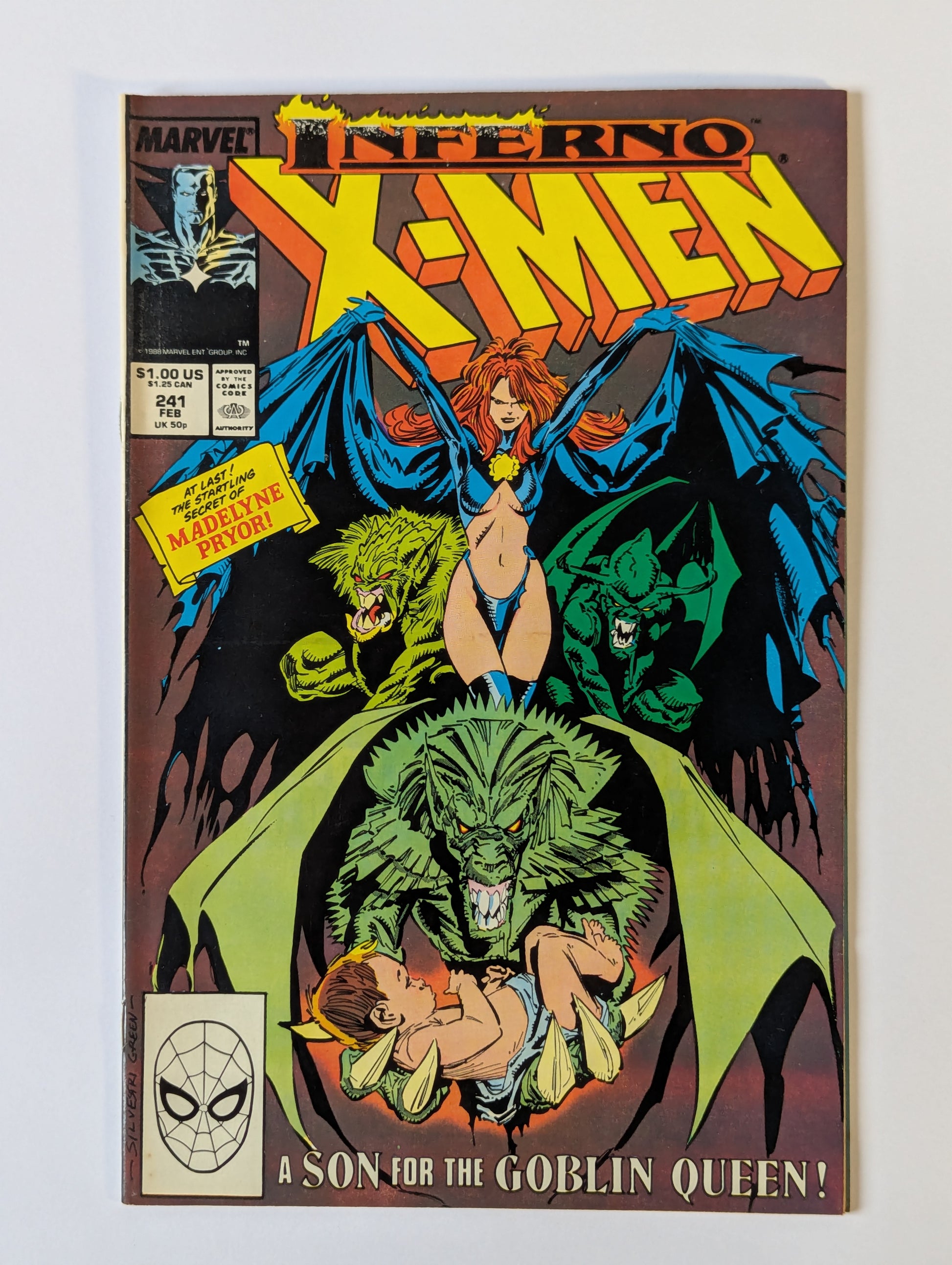 Uncanny X-Men #241 Marvel Comic Book