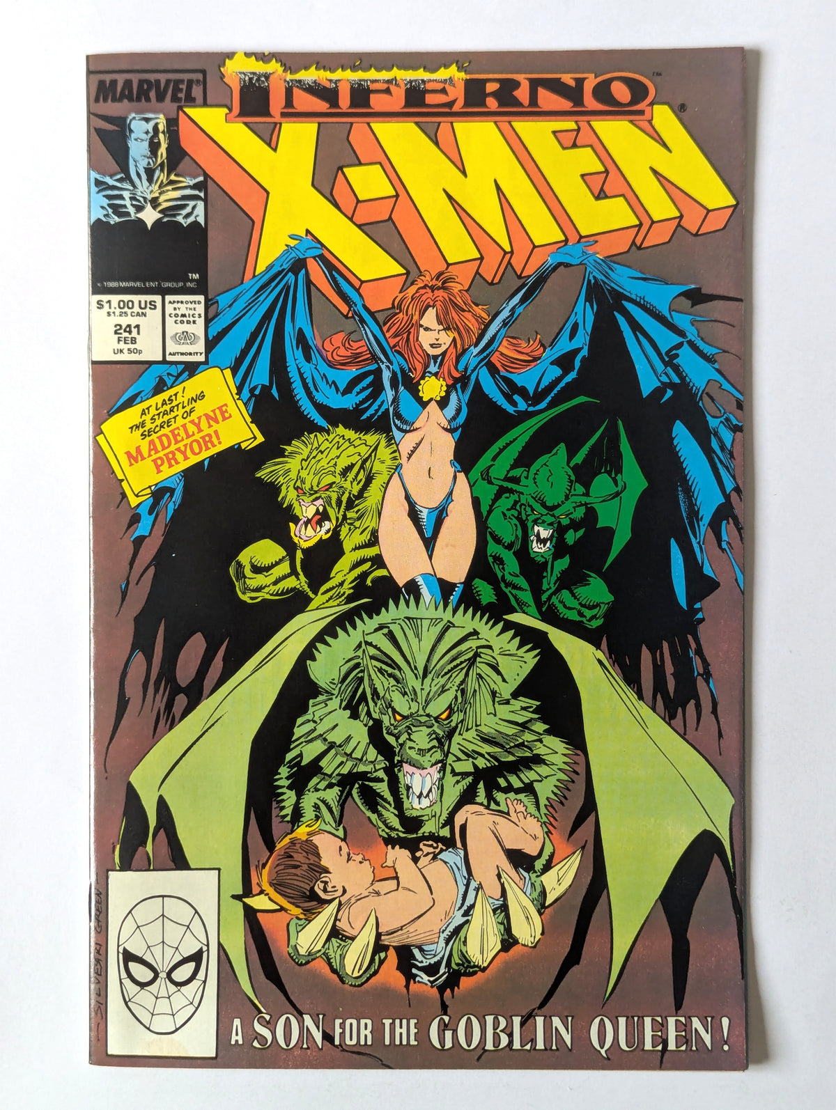 Uncanny X-Men #241 Marvel Comic Book