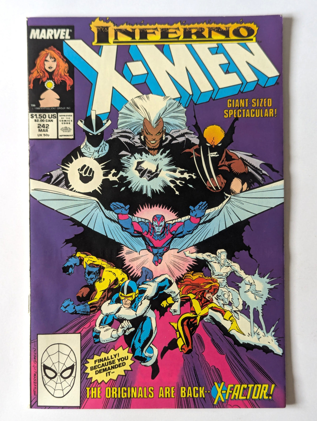 Uncanny X-Men #241 Marvel Comic Book