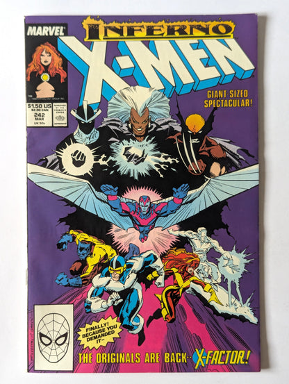 Uncanny X-Men #241 Marvel Comic Book