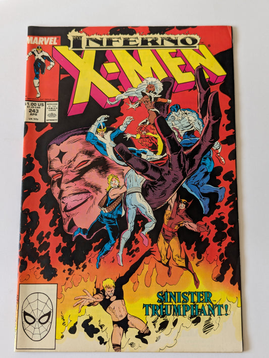 Uncanny X-Men #243 Marvel Comic Book