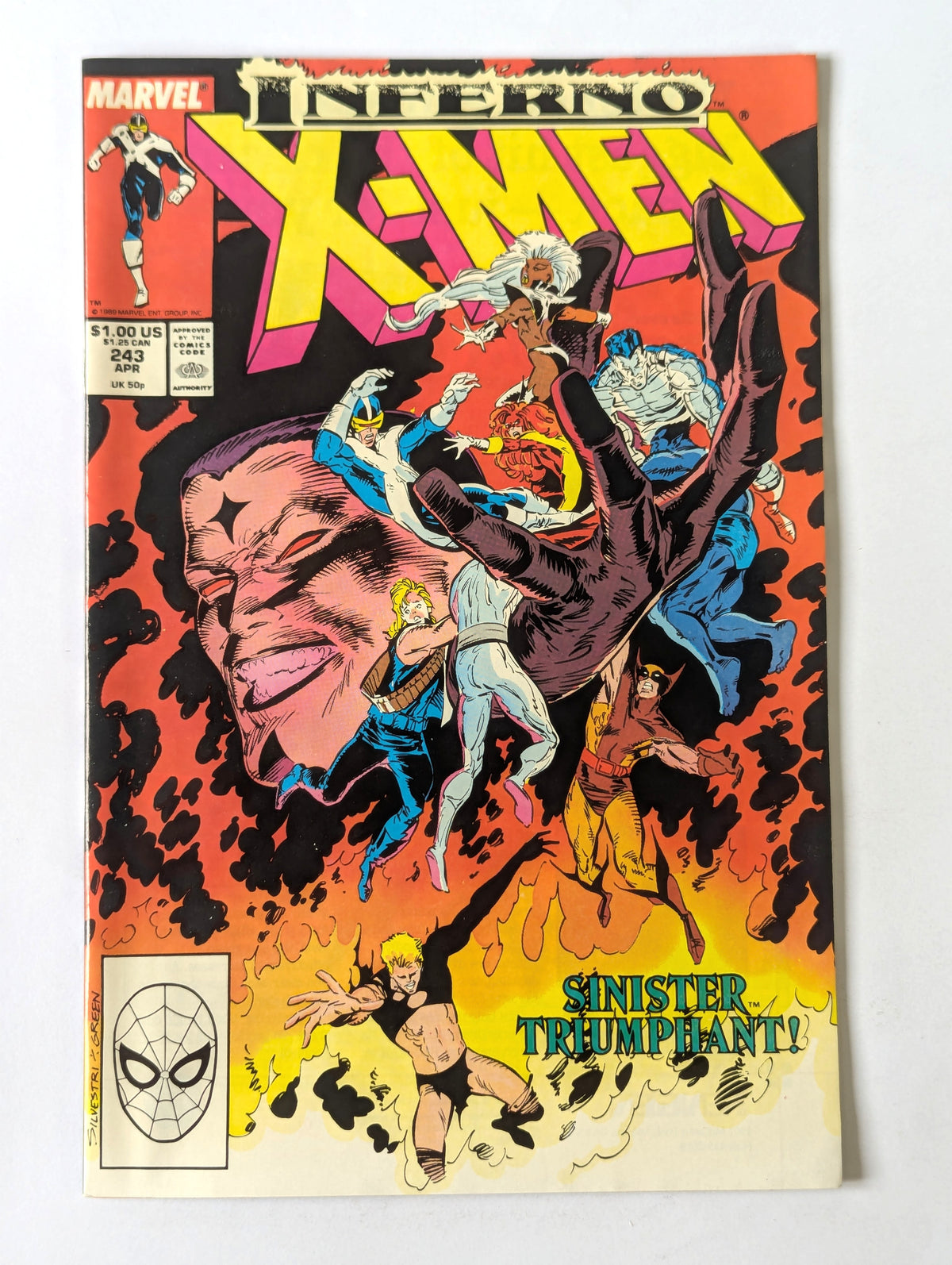 Uncanny X-Men #243 Marvel Comic Book