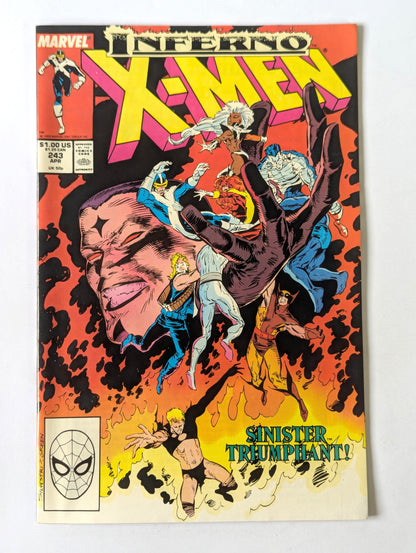 Uncanny X-Men #243 Marvel Comic Book