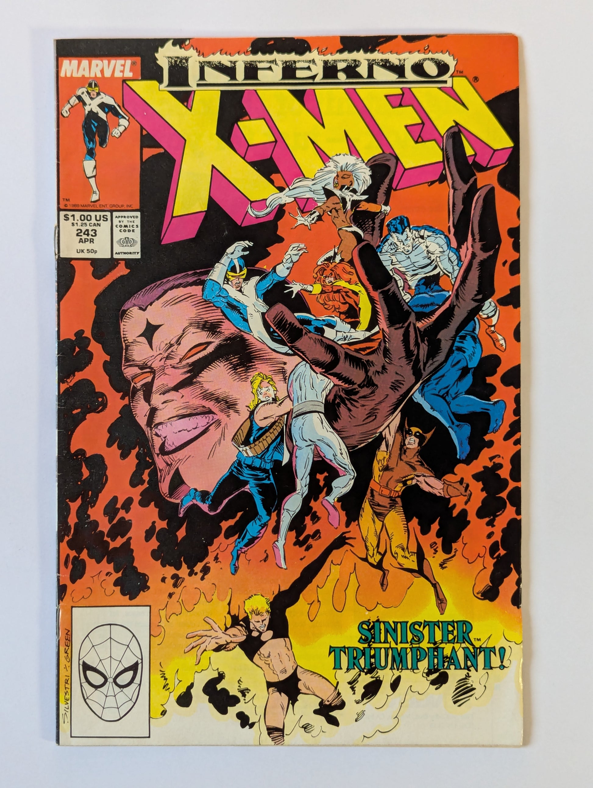 Uncanny X-Men #243 Marvel Comic Book