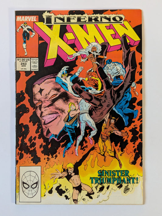Uncanny X-Men #243 Marvel Comic Book