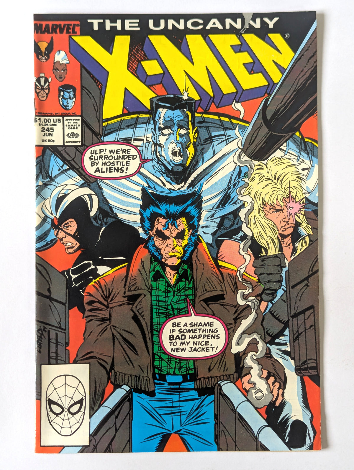 Uncanny X-Men #245 Marvel Comic Book