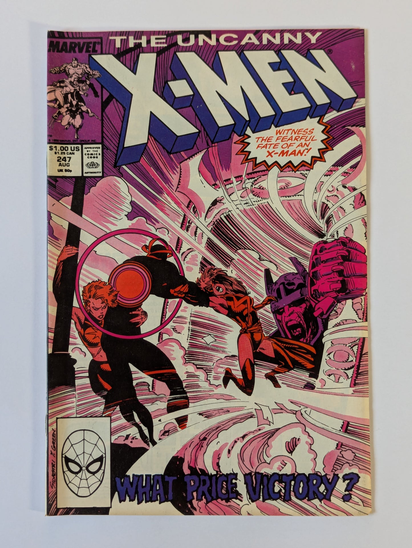 Uncanny X-Men #247 Marvel Comic Book