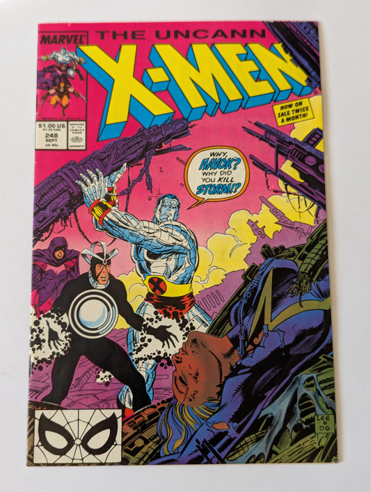Uncanny X-Men #248 Marvel Comic Book