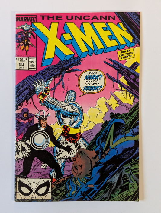 Uncanny X-Men #248 Marvel Comic Book
