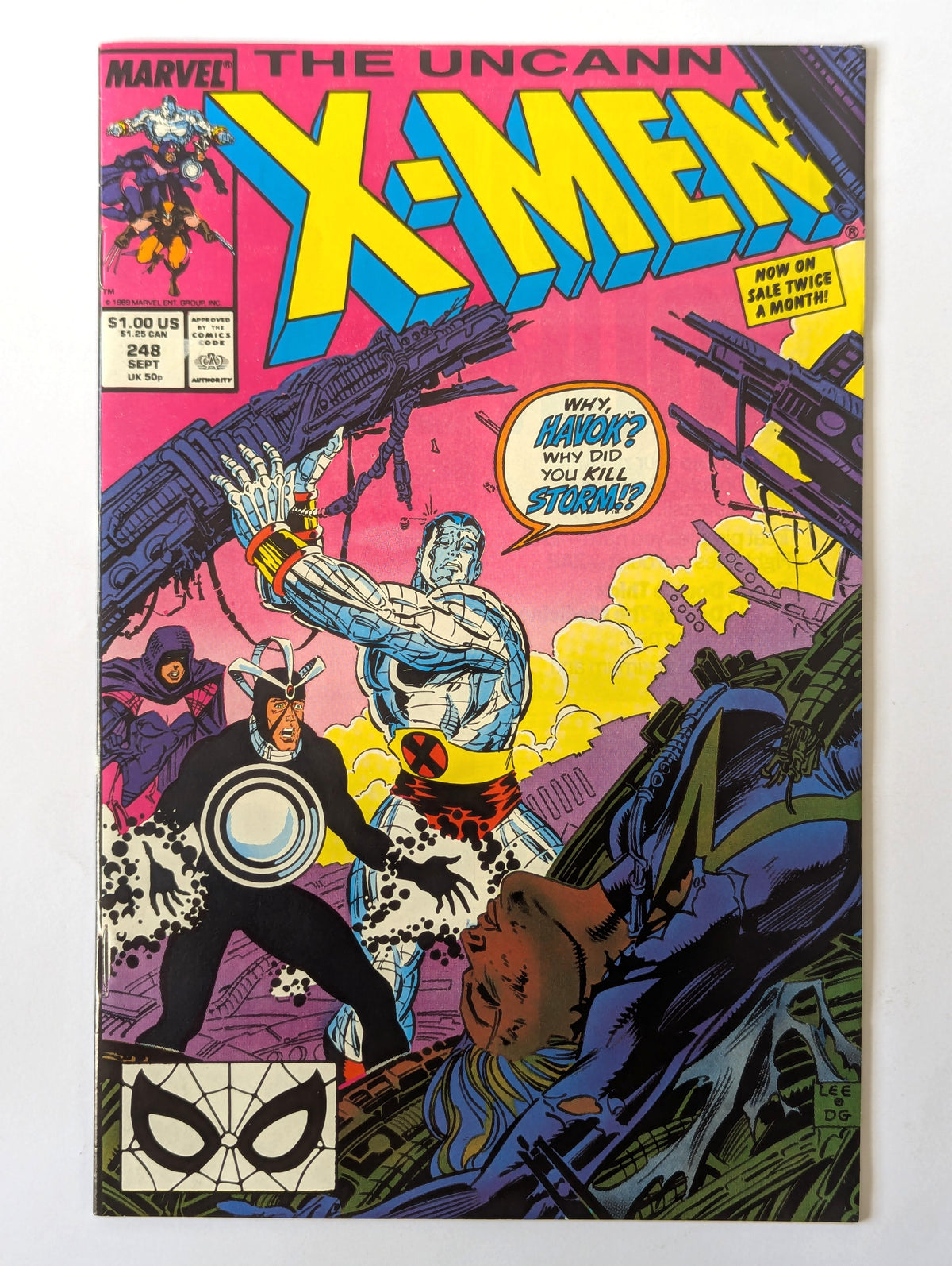 Uncanny X-Men #248 Marvel Comic Book