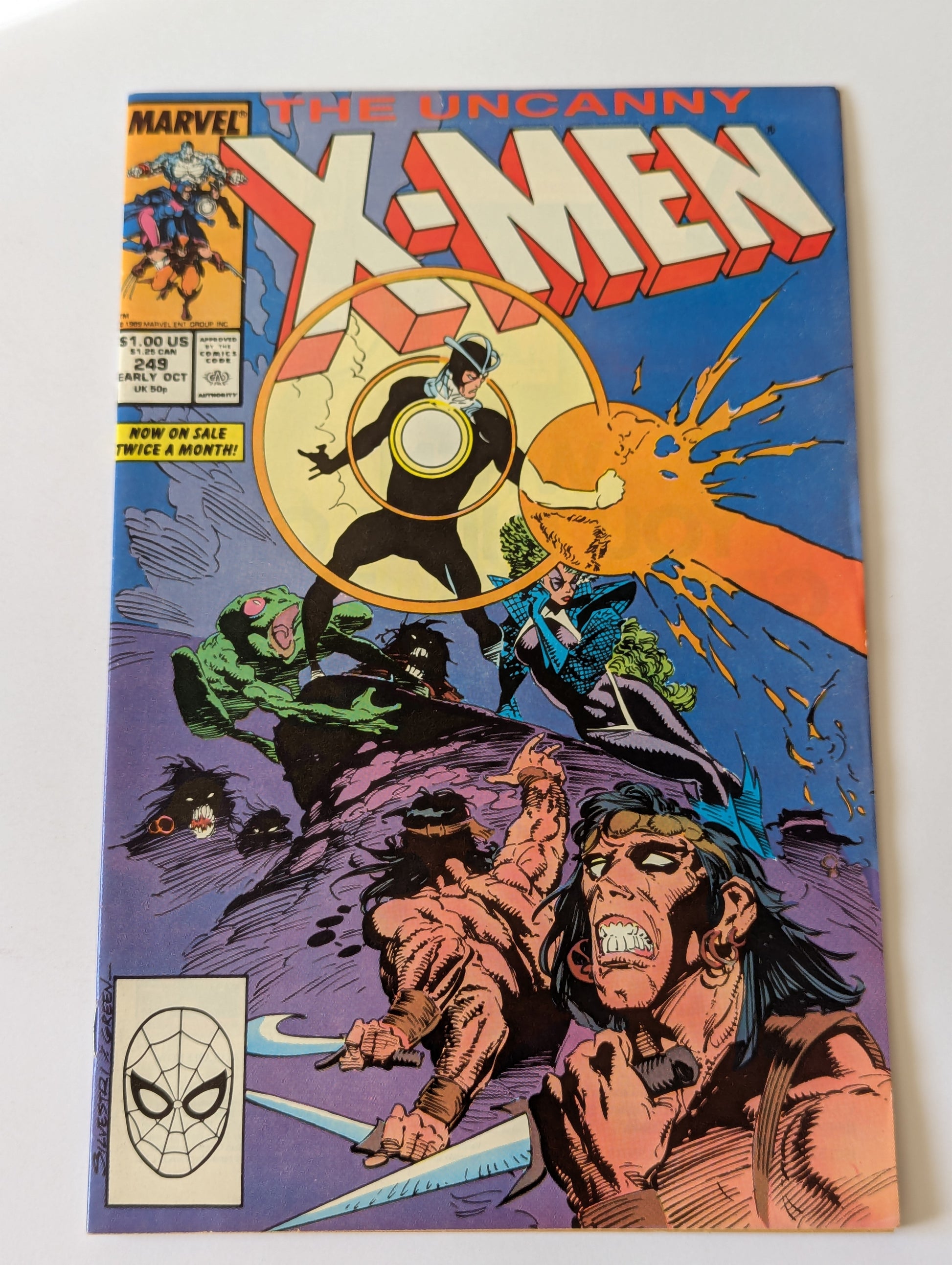 Uncanny X-Men #249 Marvel Comic Book