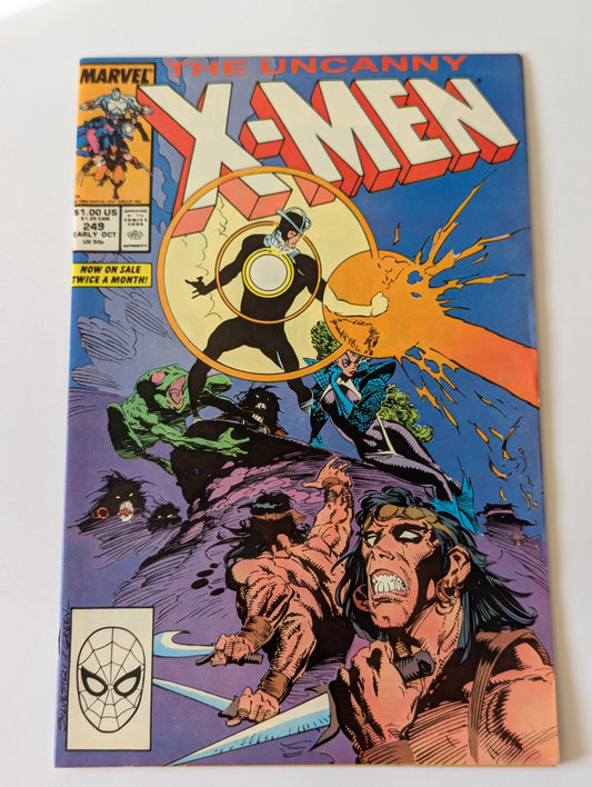 Uncanny X-Men #249 Marvel Comic Book
