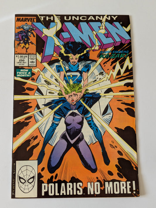 Uncanny X-Men #250 Marvel Comic Book