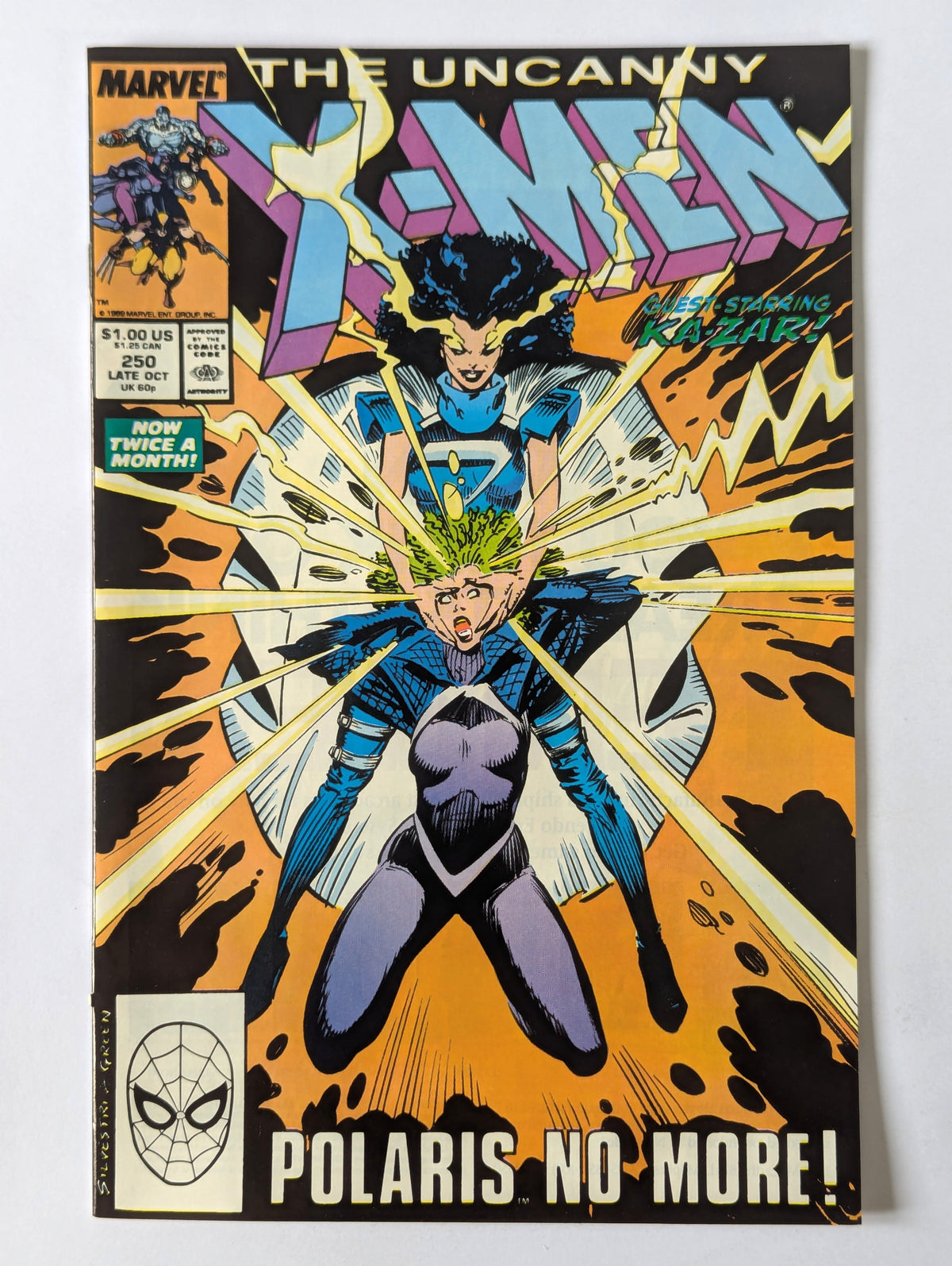 Uncanny X-Men #250 Marvel Comic Book