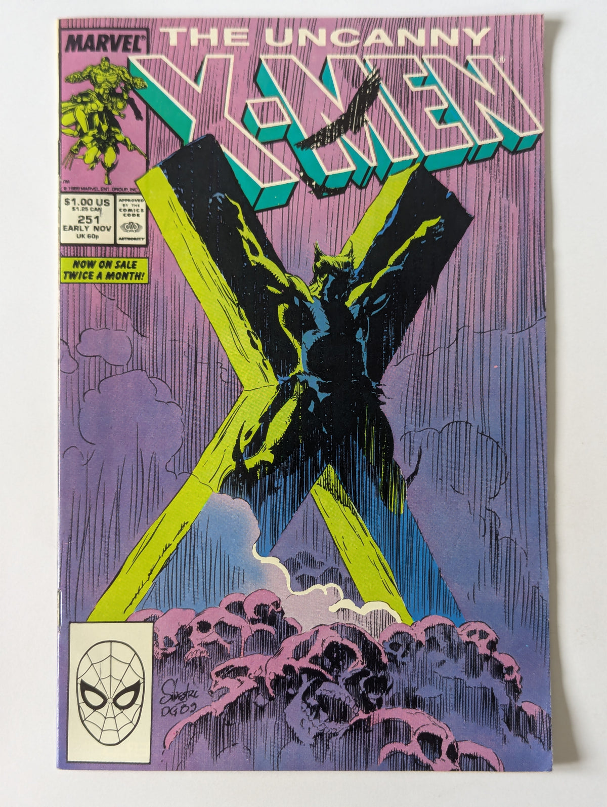 Uncanny X-Men #251 Marvel Comic Book