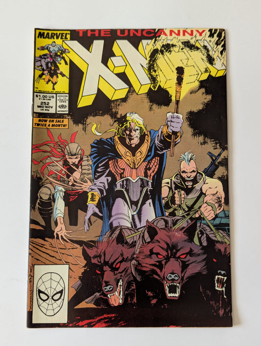 Uncanny X-Men #252 Marvel Comic Book