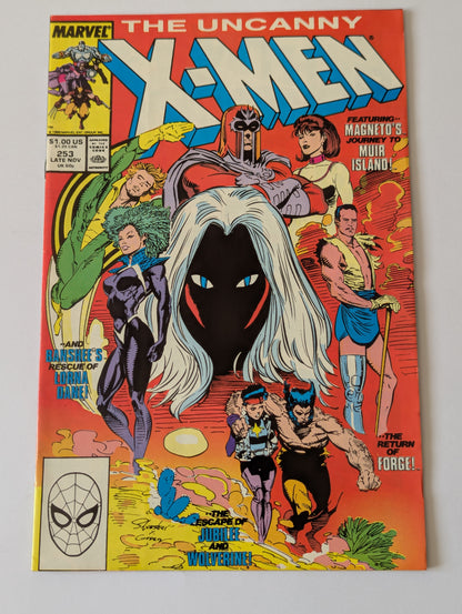 Uncanny X-Men #253 Marvel Comic Book