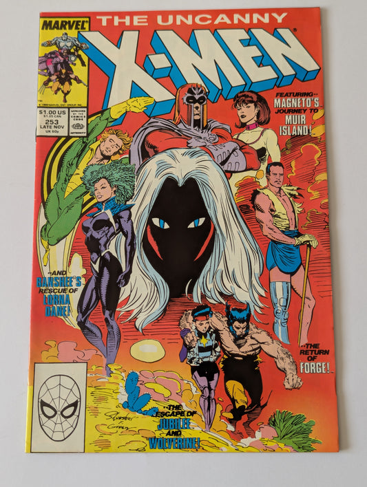 Uncanny X-Men #253 Marvel Comic Book