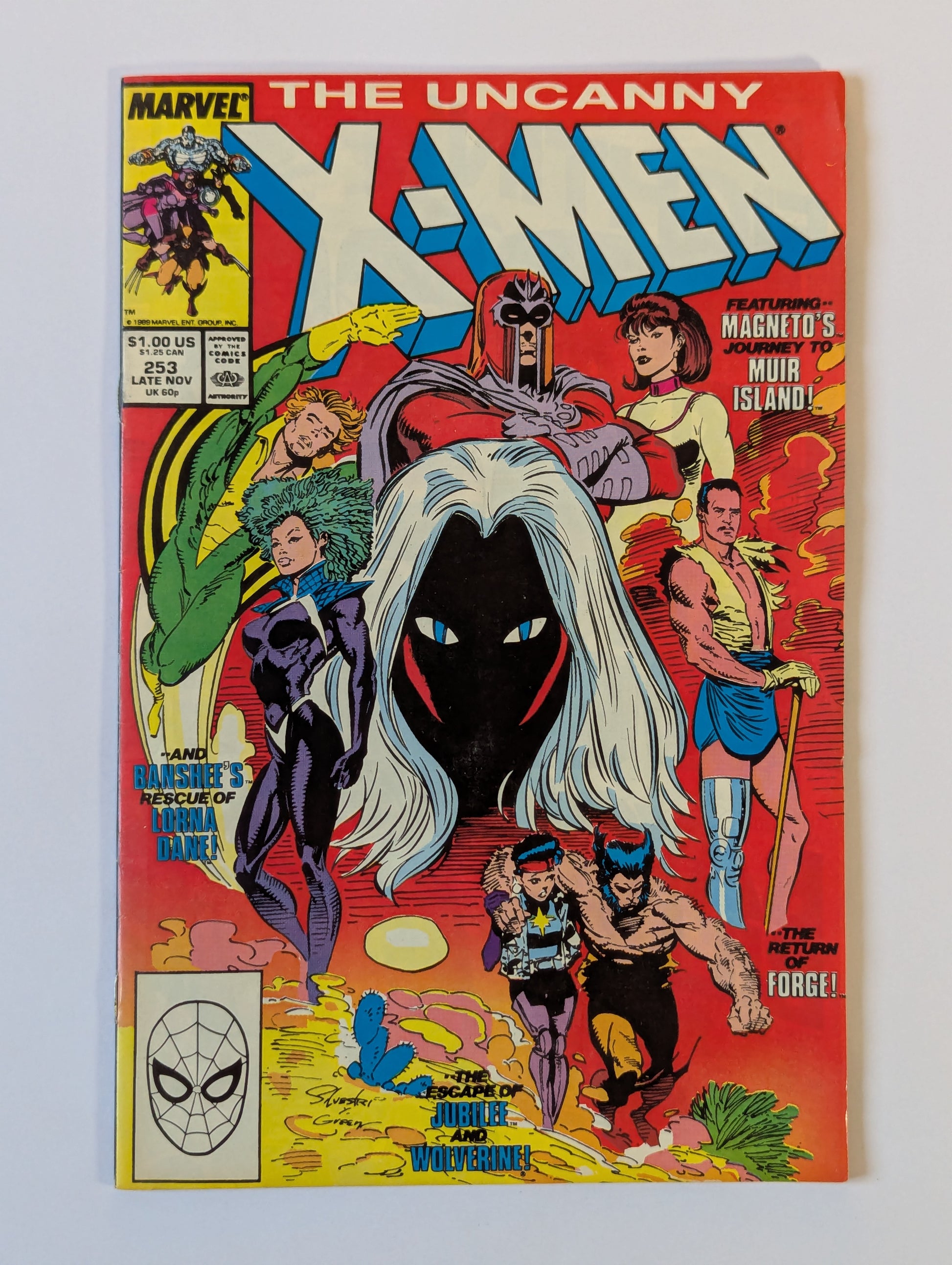 Uncanny X-Men #253 Marvel Comic Book