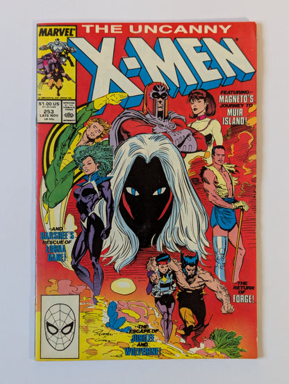 Uncanny X-Men #253 Marvel Comic Book