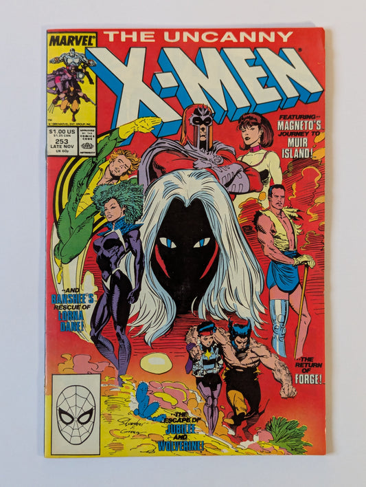 Uncanny X-Men #253 Marvel Comic Book