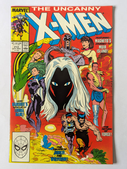 Uncanny X-Men #253 Marvel Comic Book