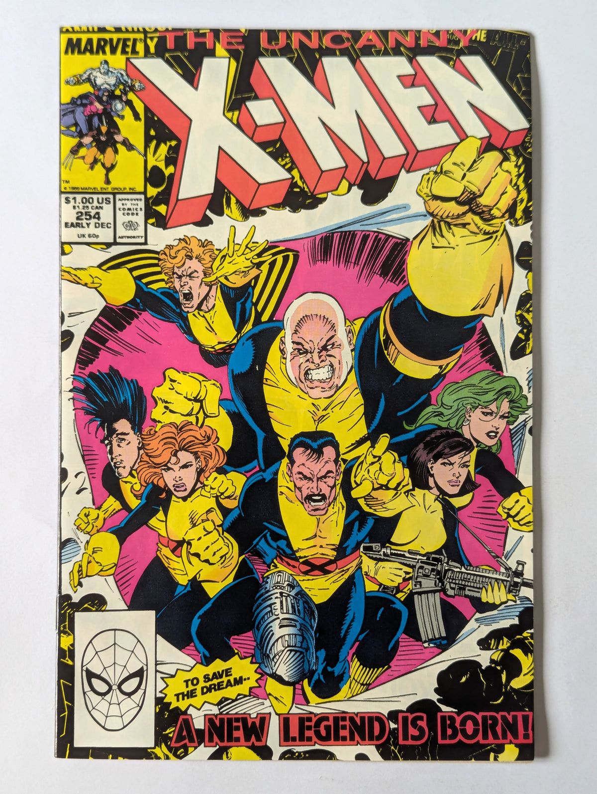 Uncanny X-Men #254 Marvel Comic Book